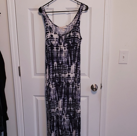 michael kors tie dye maxi dress